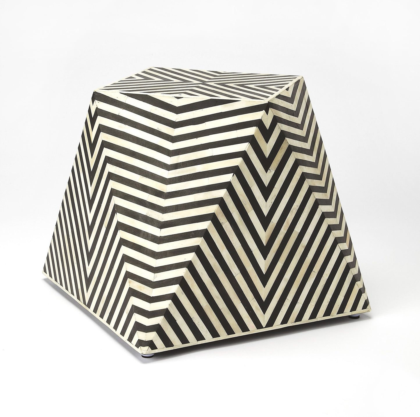 Table d'appoint avec incrustation d'os