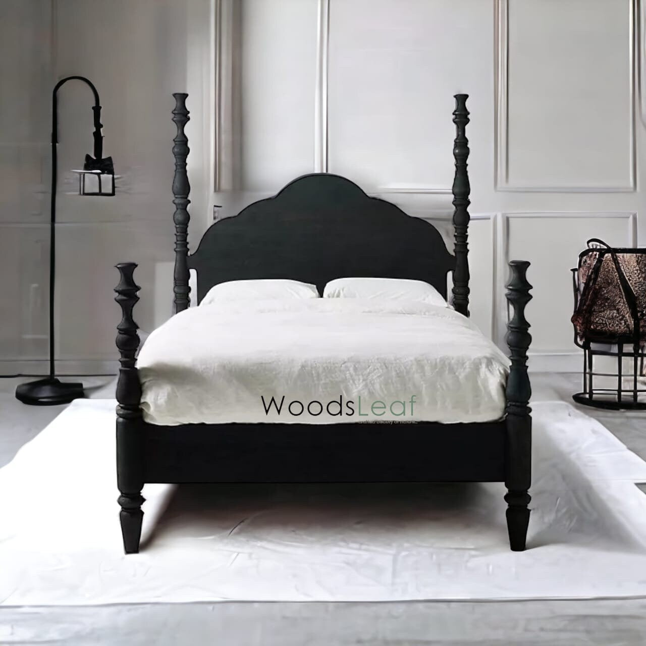 Jodie Solid Wood Bed