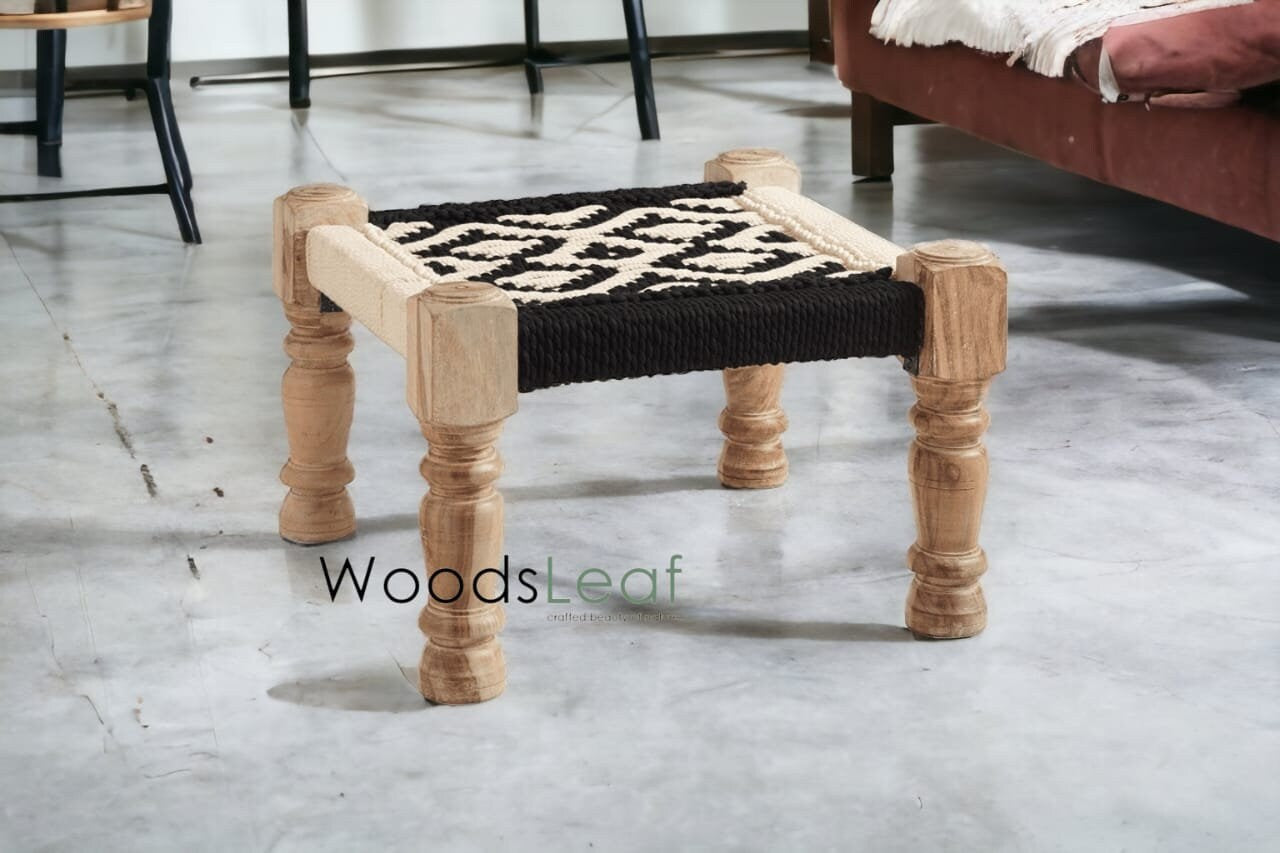 Charpai Khat indien en bois pour s'asseoir, ensemble de canapé de décoration intérieure, meubles faits à la main pour le salon, Table de canapé indienne Desi