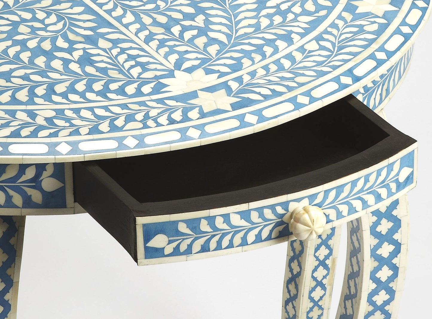 Thalia Bone Inlay Console Table