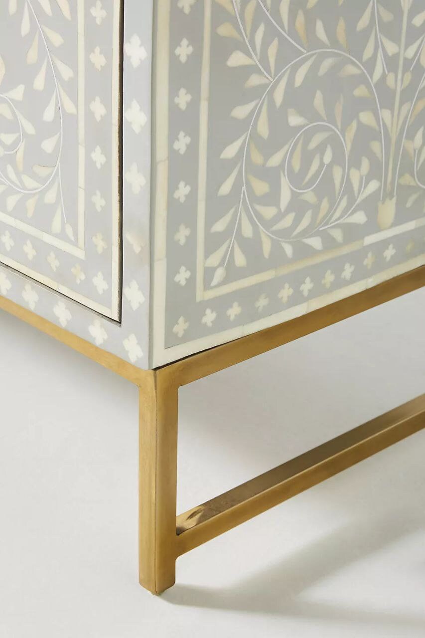 Elita Bone Inlay Cabinet