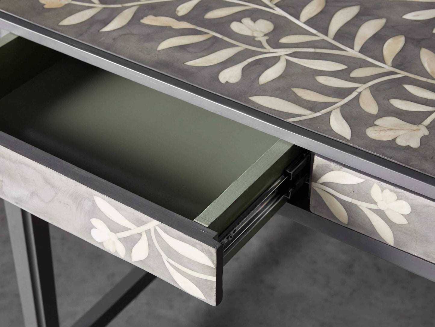 Beautiful Bone Inlay Desk