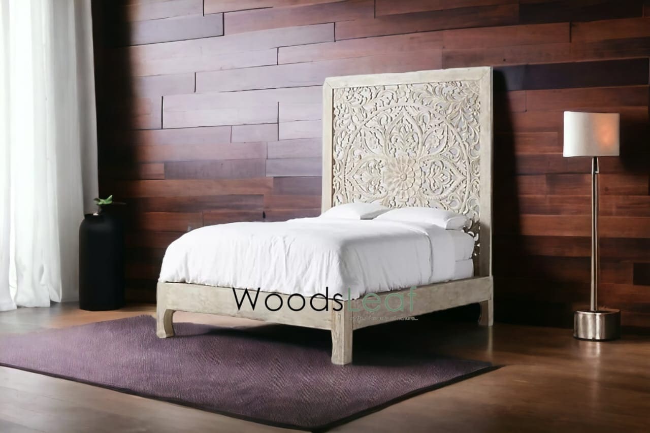 Poppy Solid Wood Bed