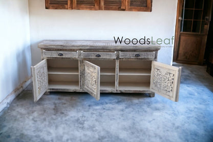 Yaret Solid Wood Cabinet