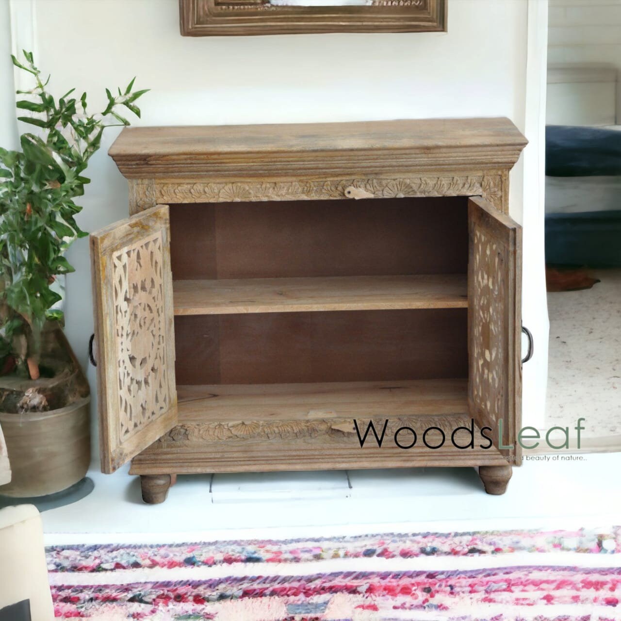 Julian Solid Wood Cabinet