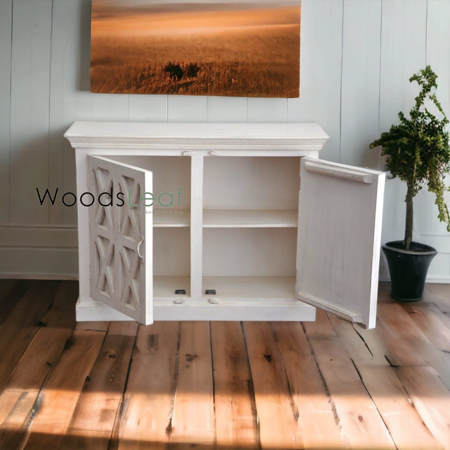 Jeremiah Solid Wood Cabinet