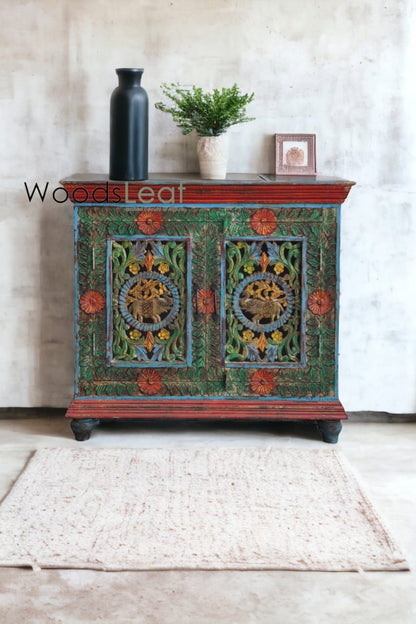 Dominic Solid Wood Cabinet