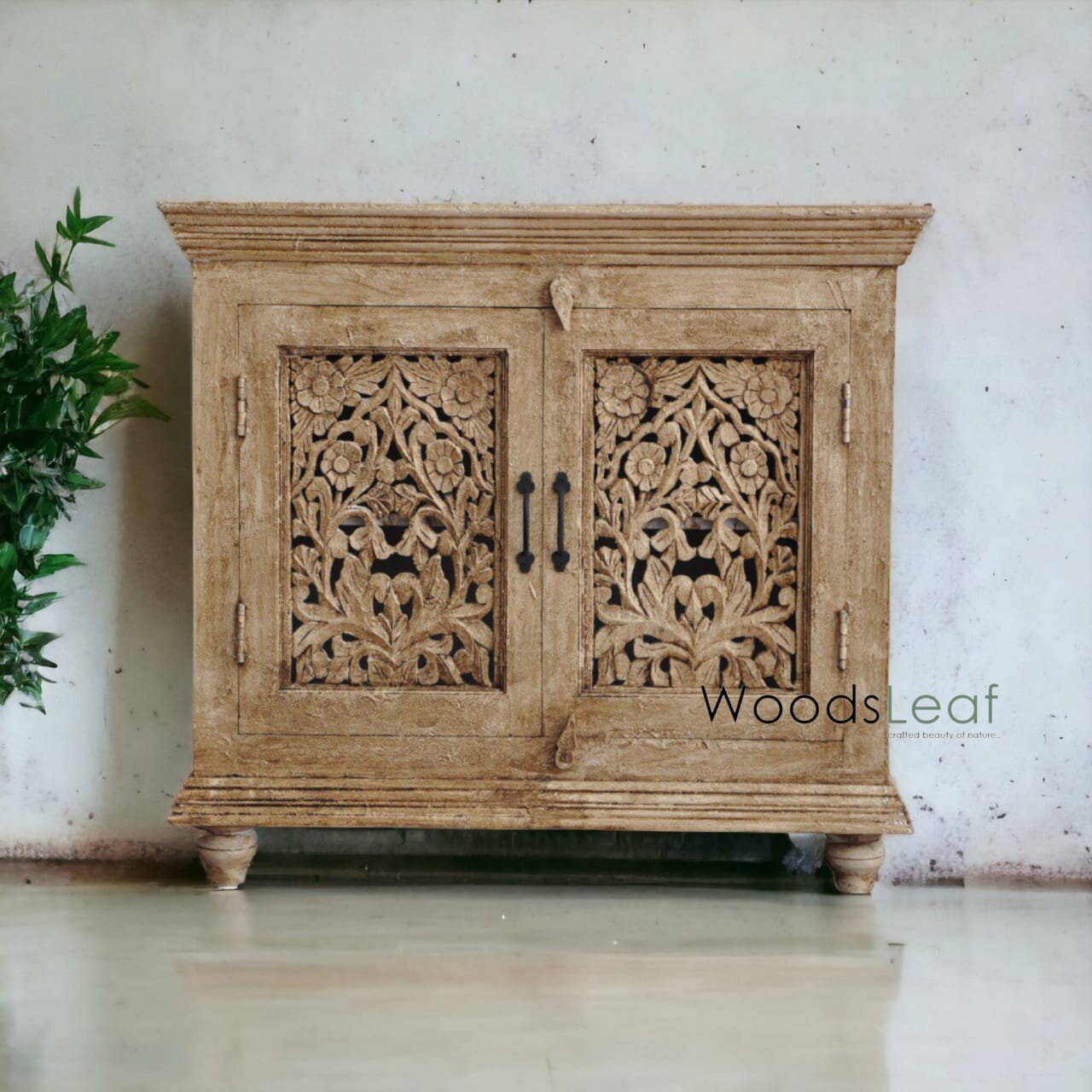 Stephen Solid Wood Cabinet