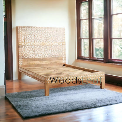 Daisy Solid Wood Bed