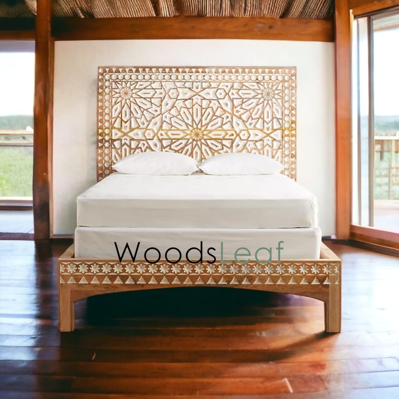 Daisy Solid Wood Bed