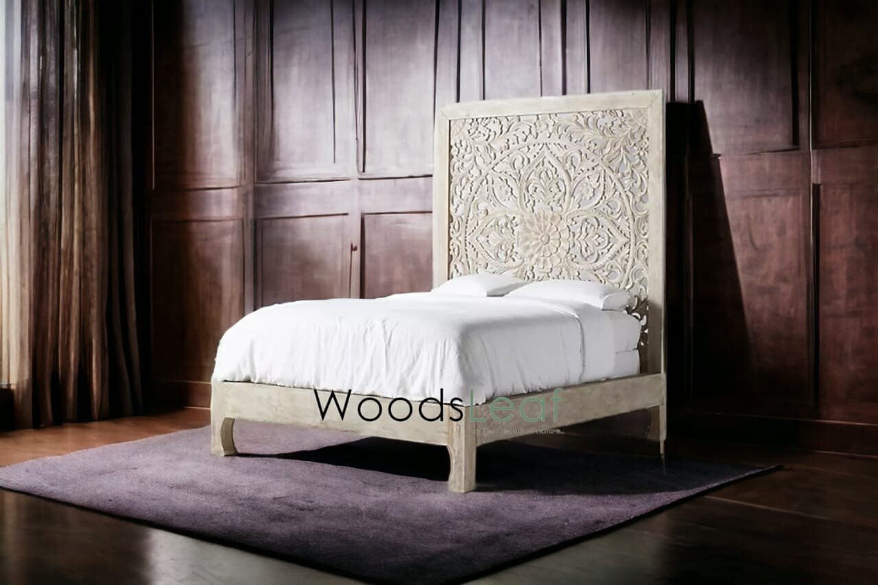 Poppy Solid Wood Bed