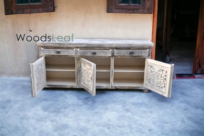 Yaret Solid Wood Cabinet