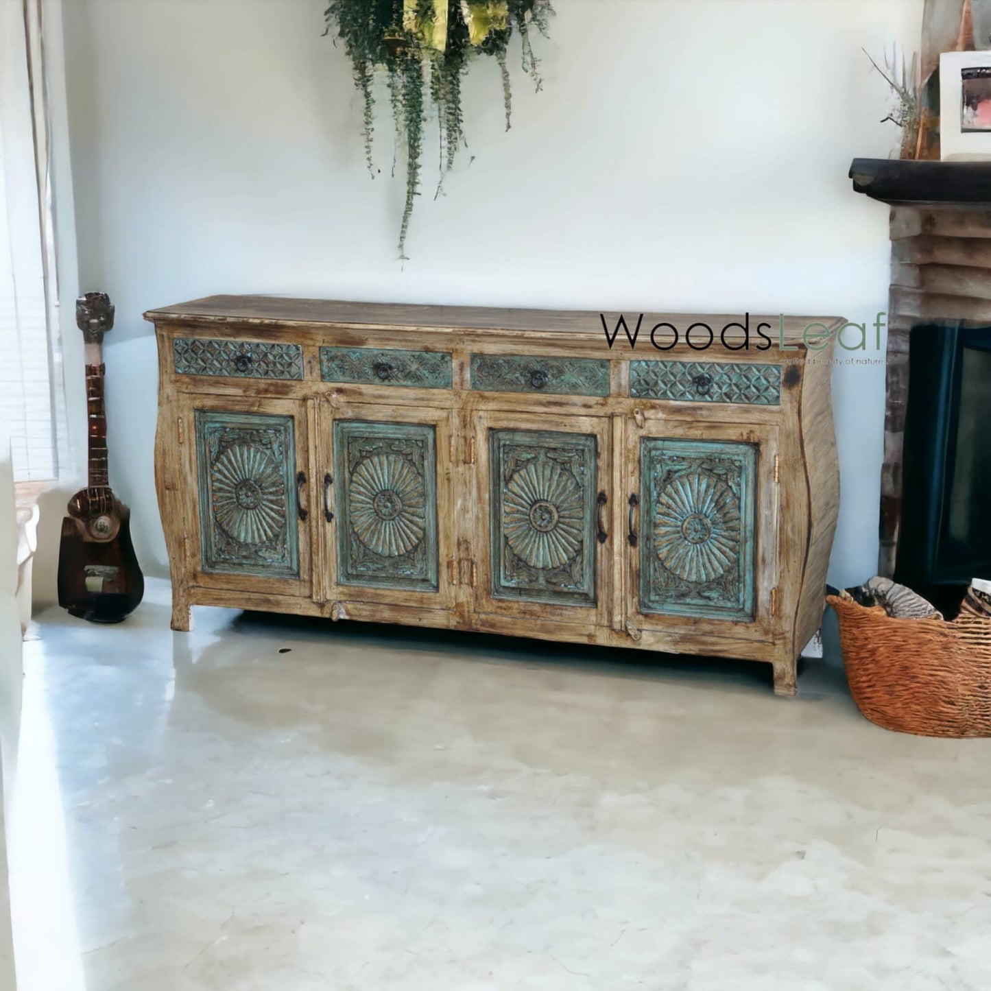 Viola Solid Wood Cabinet