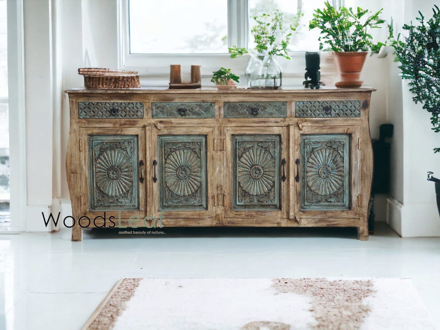 Viola Solid Wood Cabinet