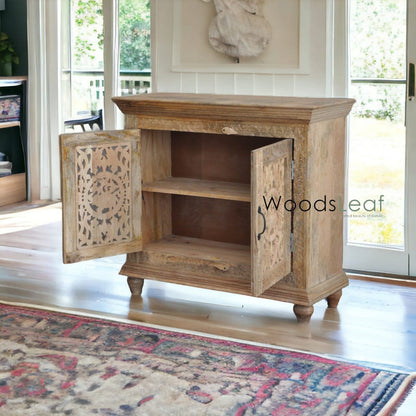 Julian Solid Wood Cabinet