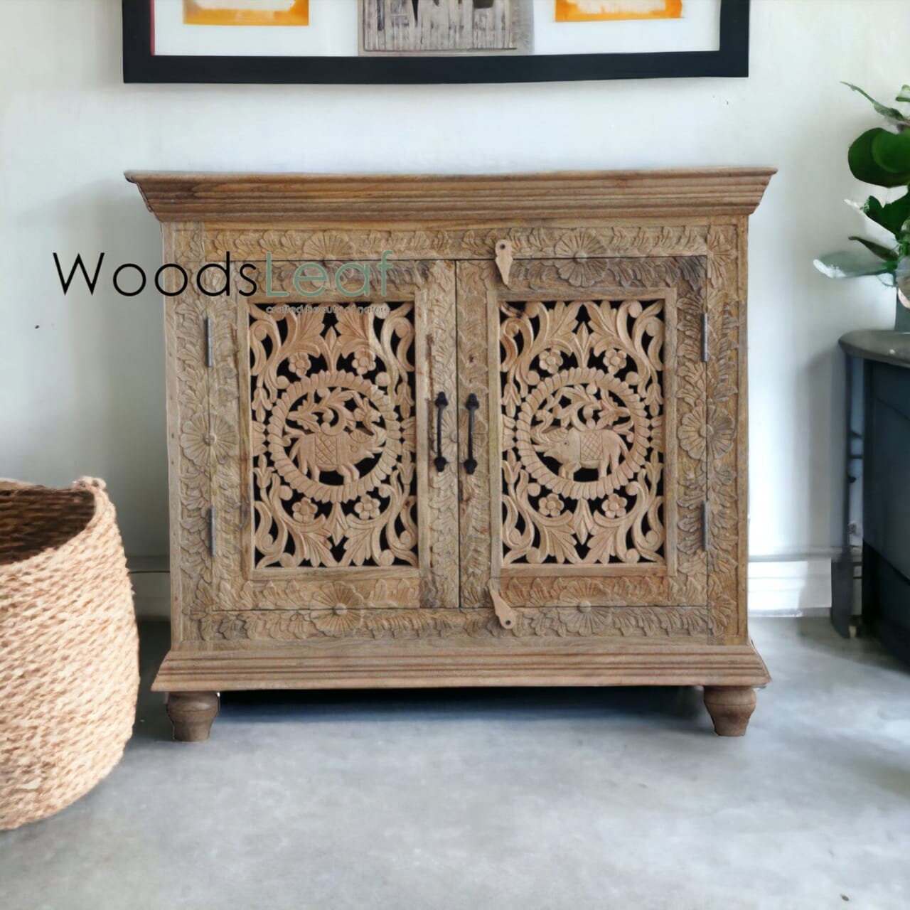 Julian Solid Wood Cabinet