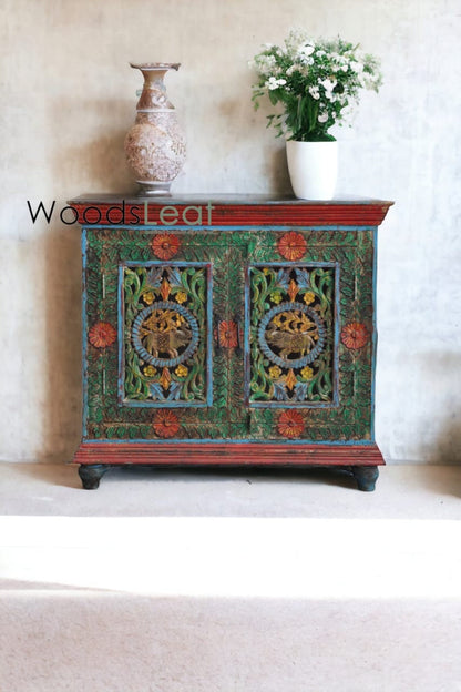 Dominic Solid Wood Cabinet