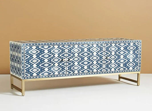 Leona Bone Inlay Media Console