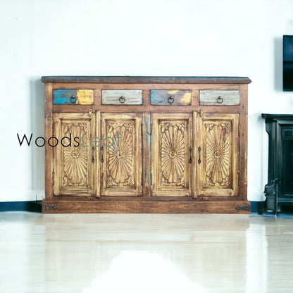 Loreda Solid Wood Cabinet