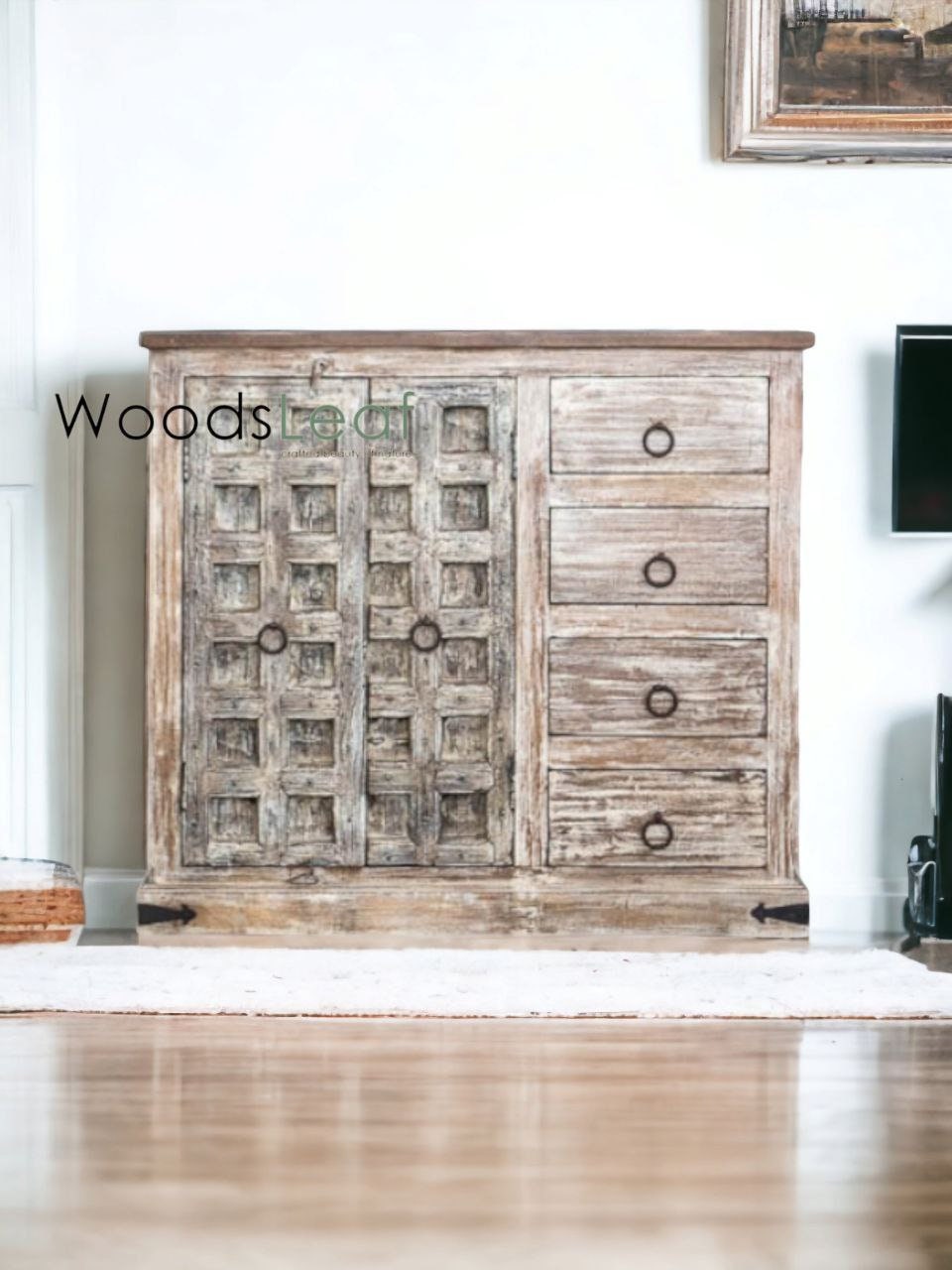 Paul Solid Wood Cabinet