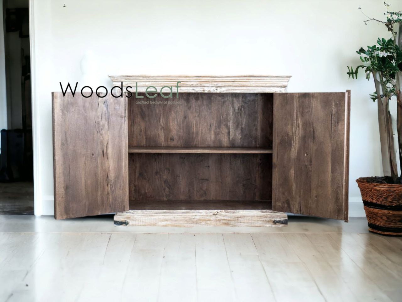 Francis Solid Wood Cabinet