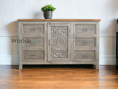 Talia Solid Wood Cabinet