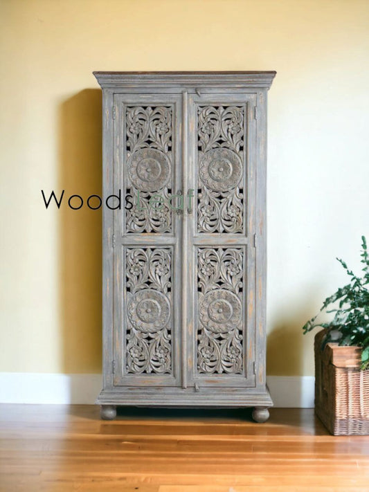 Larissa Hand Carved Cabinet