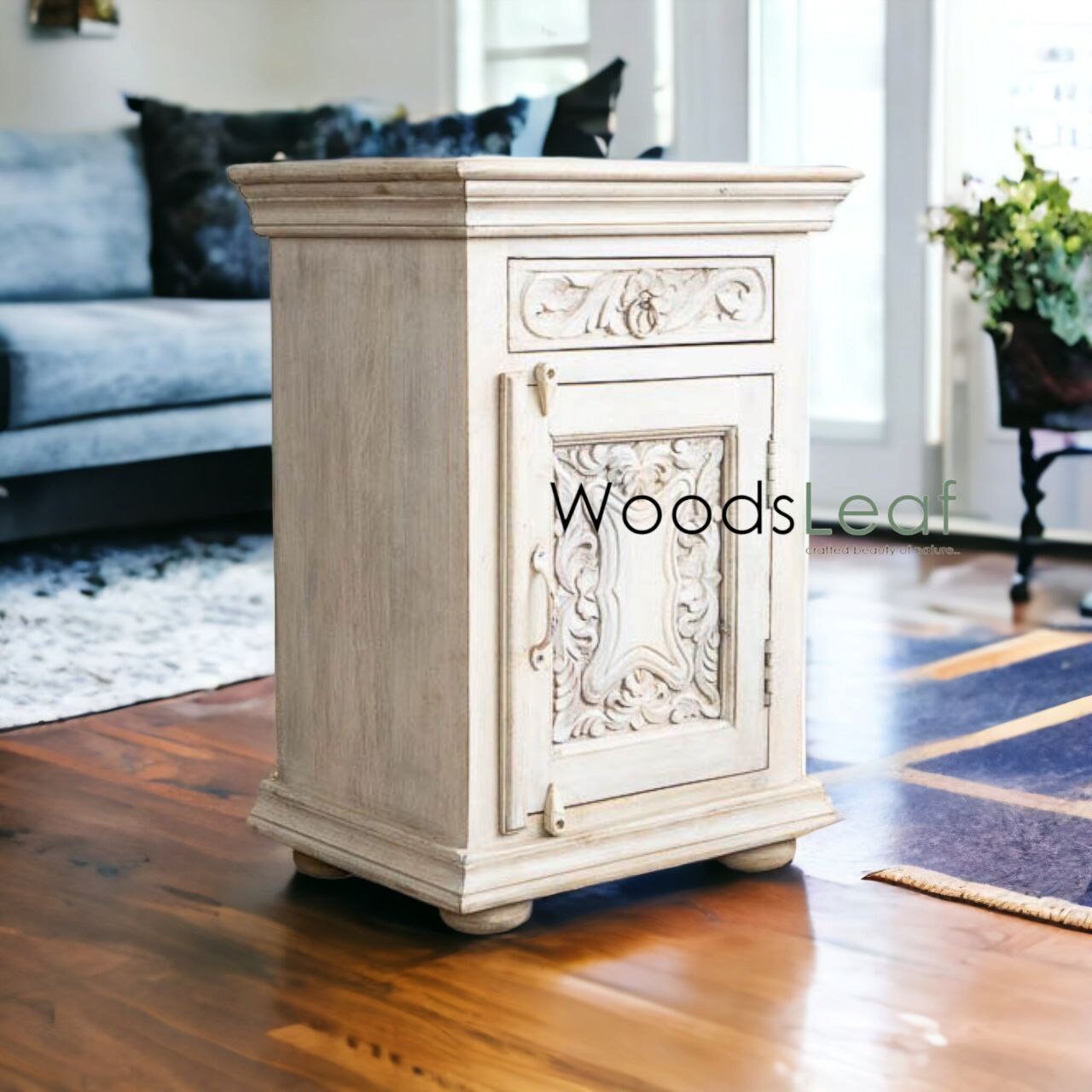 Allegra Solid Wood Nightstand