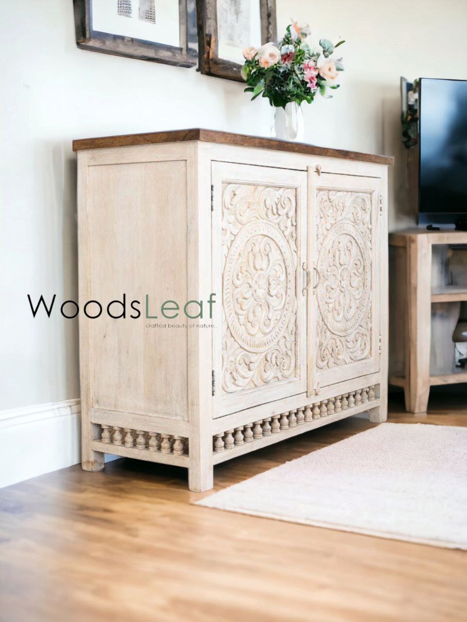 Jonathan Solid Wood Cabinet