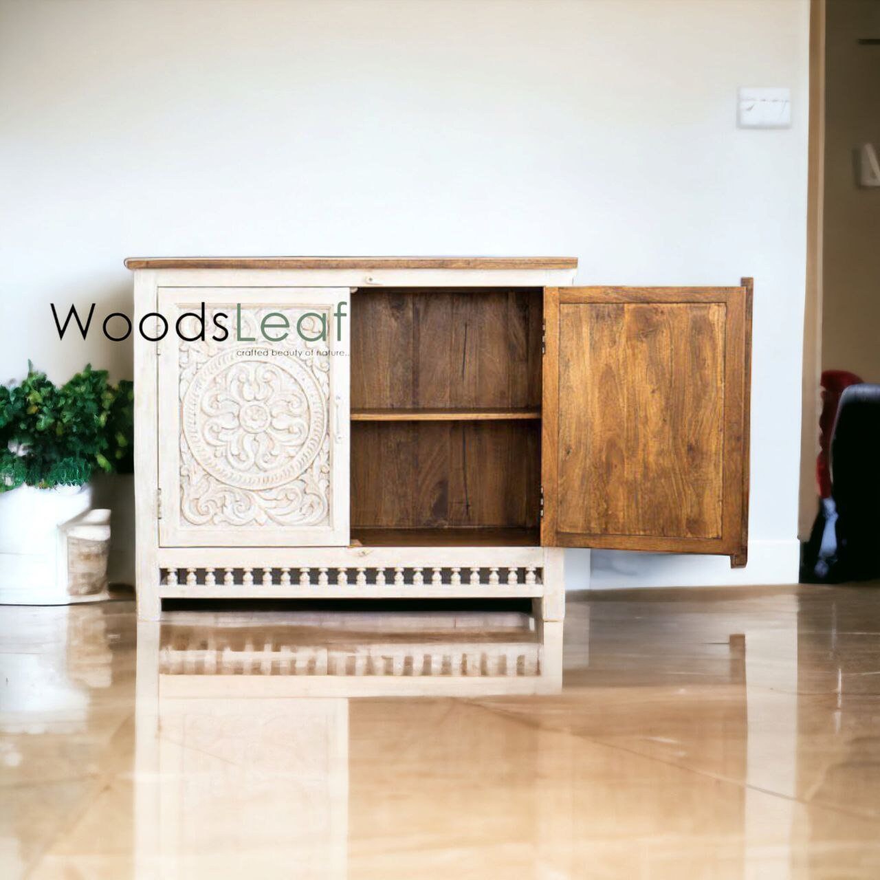 Jonathan Solid Wood Cabinet