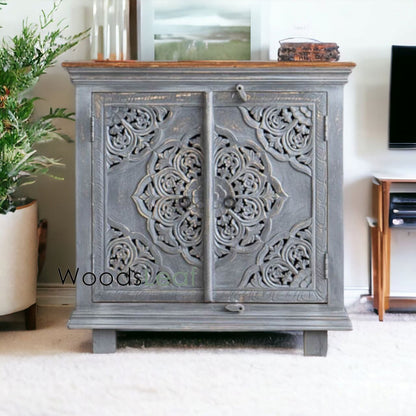 Peter Solid Wood Cabinet