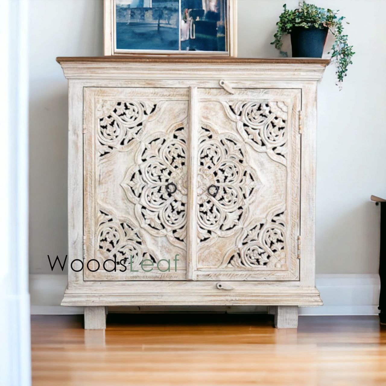 Peter Solid Wood Cabinet