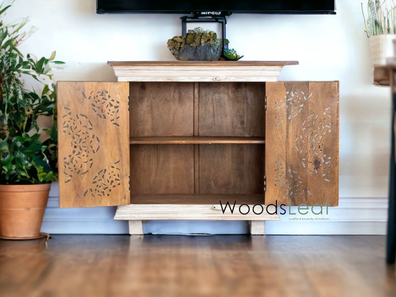 Peter Solid Wood Cabinet