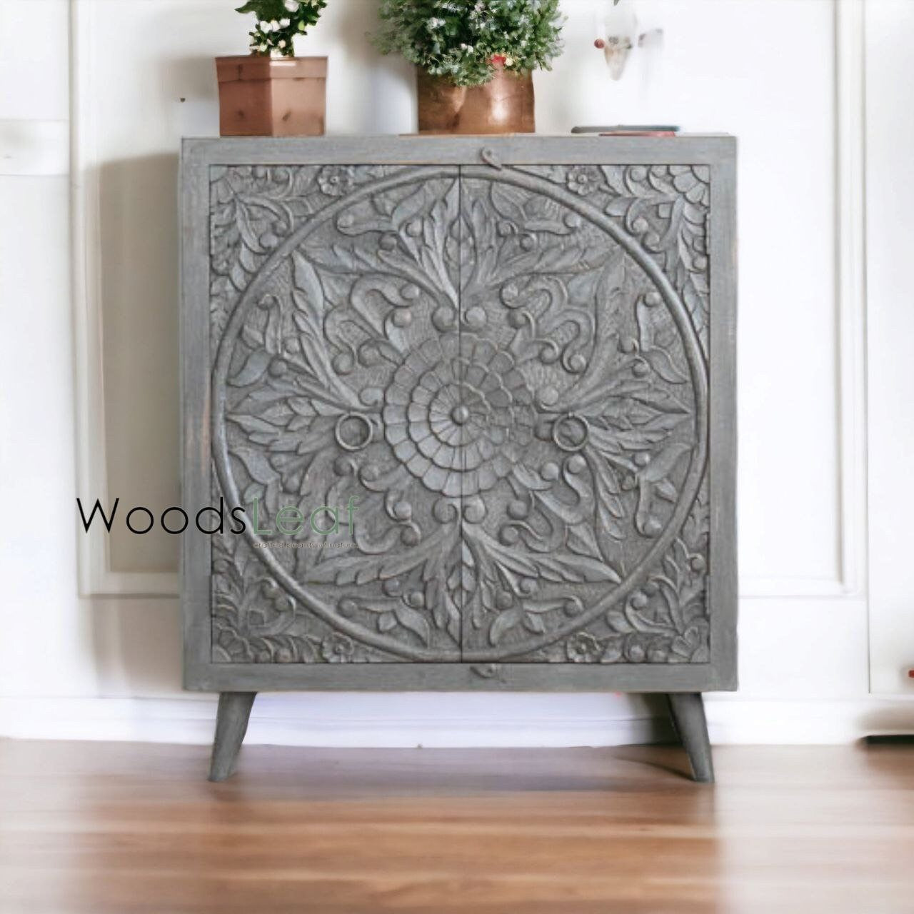 Xavier Hand Carved Cabinet