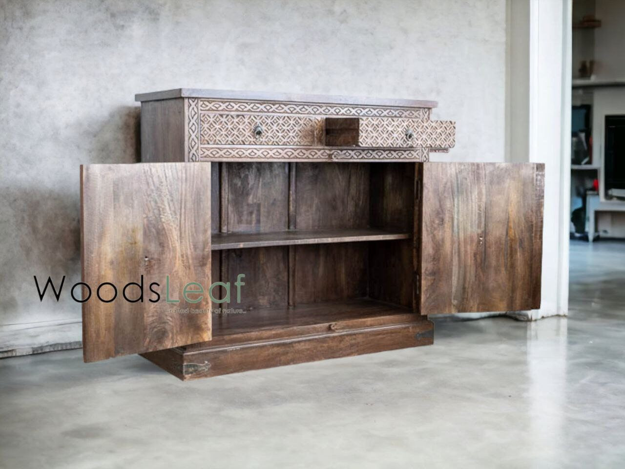 Christian Solid Wood Cabinet