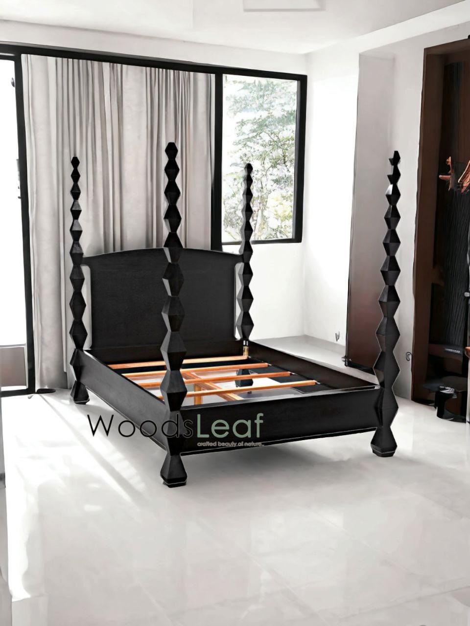 Tessa Solid Wood Bed