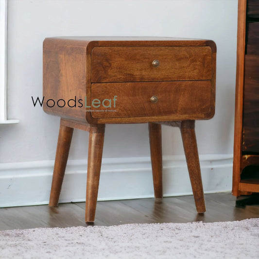 Caius Solid Wood Bedside