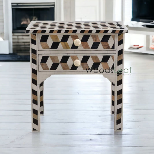 Addison Bone Inlay Nightstand