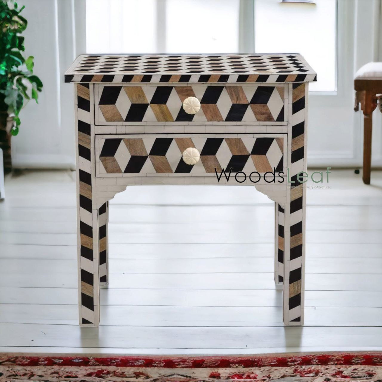 Addison Bone Inlay Nightstand