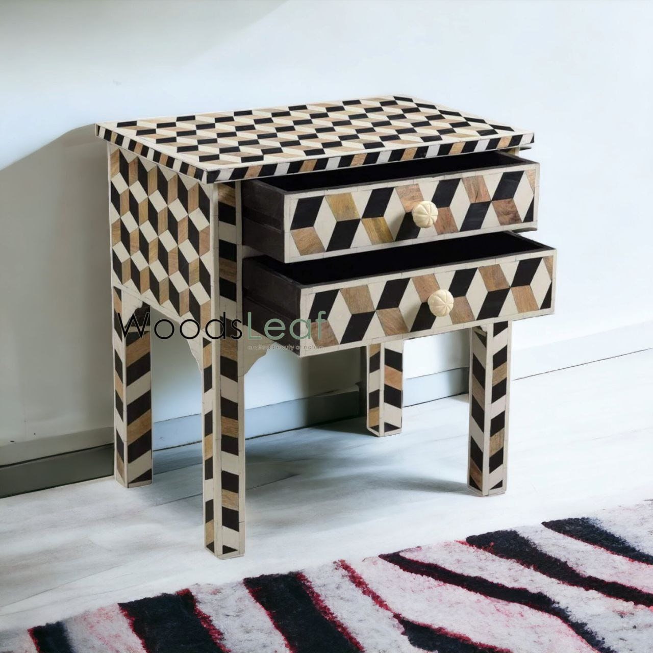 Addison Bone Inlay Nightstand