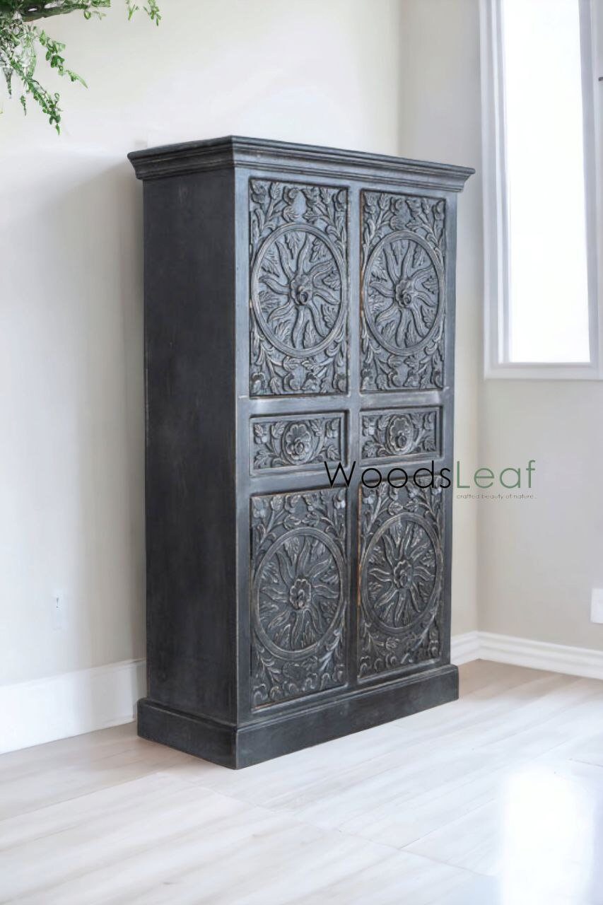 Giselle Hand Carved Cabinet