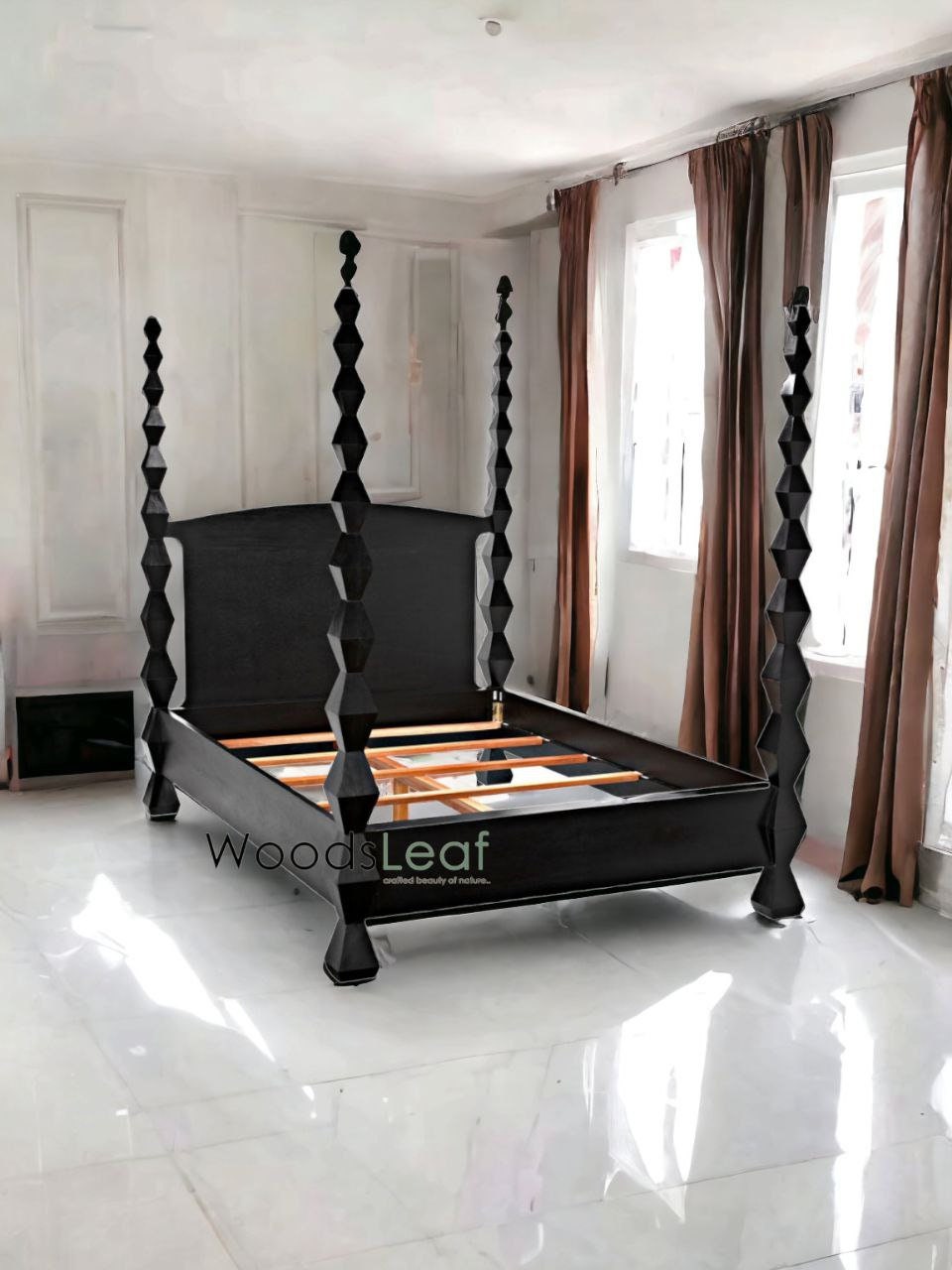 Tessa Solid Wood Bed