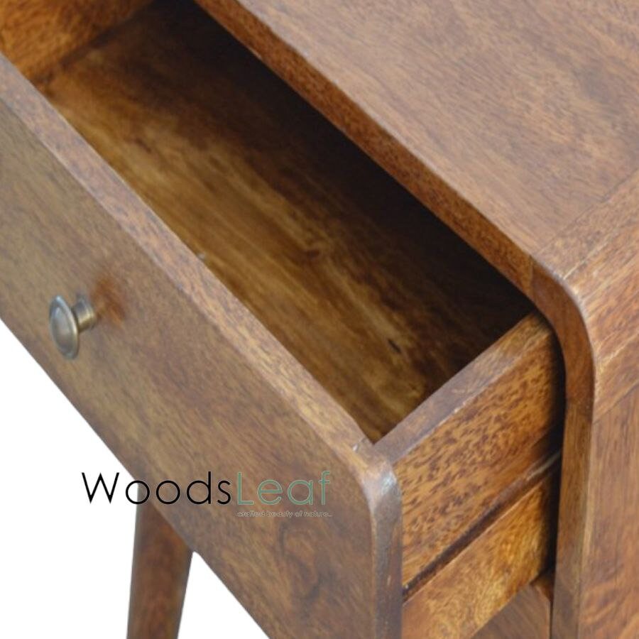 Caius Solid Wood Bedside