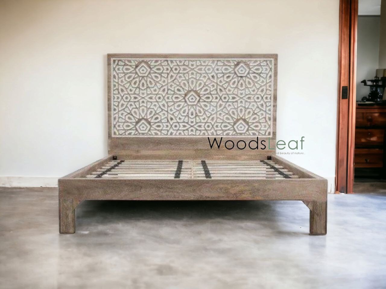 Holly Solid Wood Bed