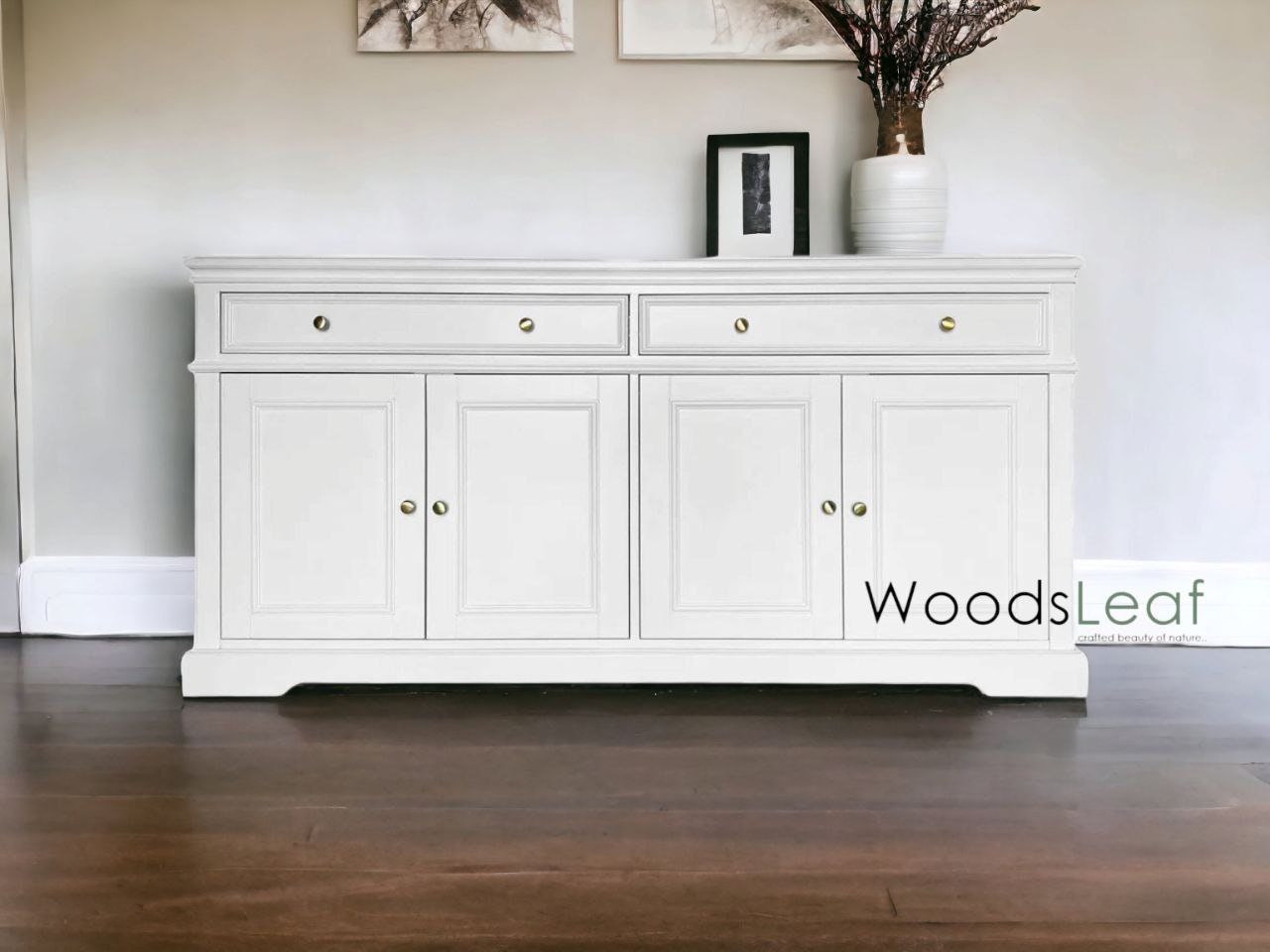 Naida Solid Wood Cabinet