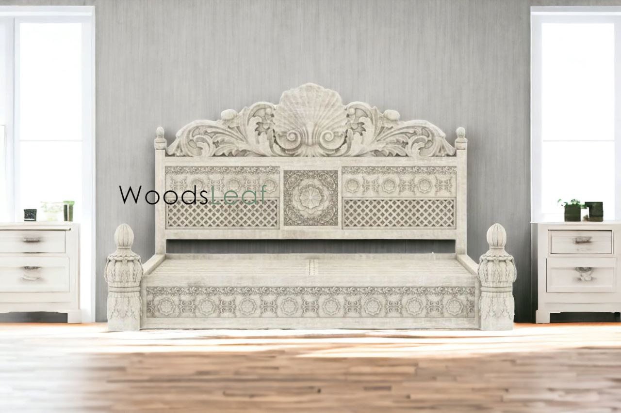 Edith Solid Wood Bed