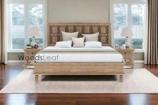 Darya Solid Wood Bed