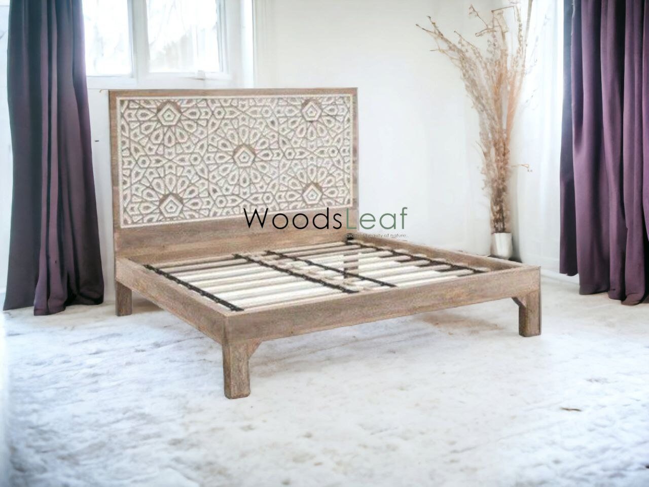 Holly Solid Wood Bed