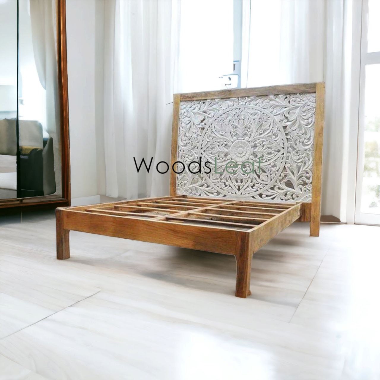 Ivy Solid Wood Bed