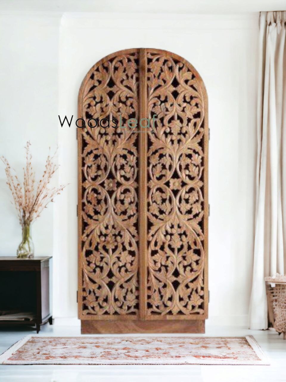 Delfina Hand Carved Cabinet